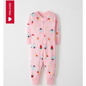 Night night sleeper in organic cotton 0-3months